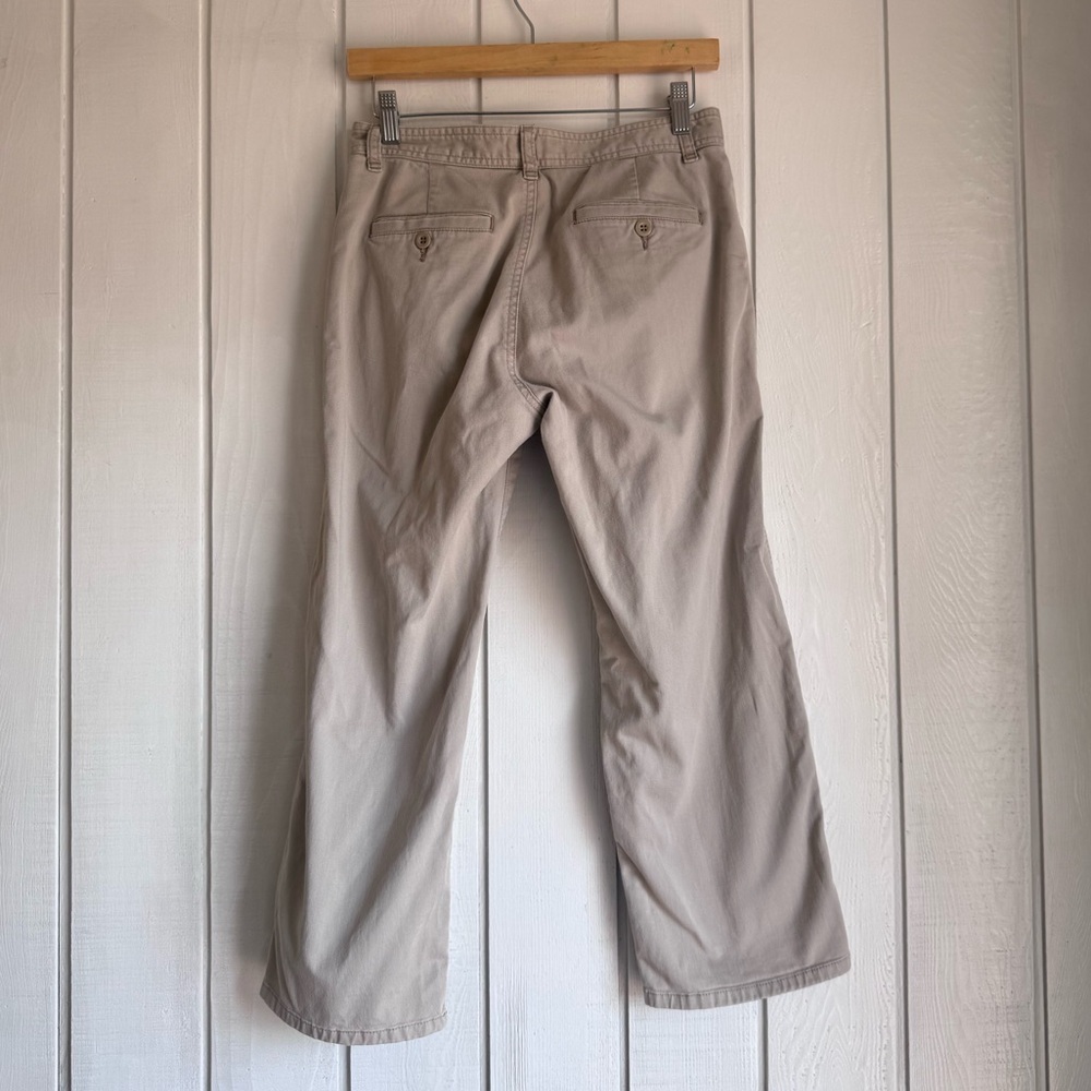 Vintage Polo Jeans Ralph Lauren Beige Cropped Pants - Picture 2 of 6